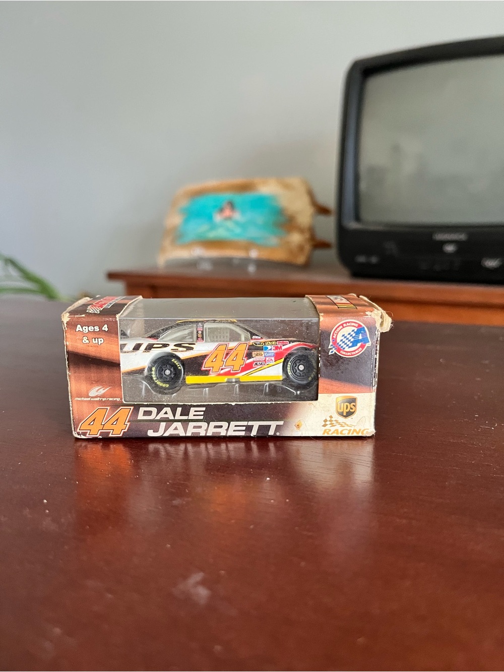 Dale Jarrett #44 Diecast Race Car in Original UPS Box